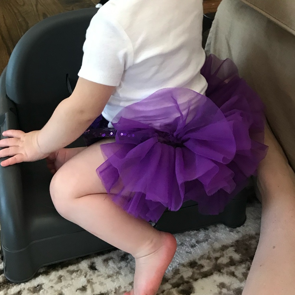 2/$12 Ruffle butt sparkly purple bloomers/ bottoms